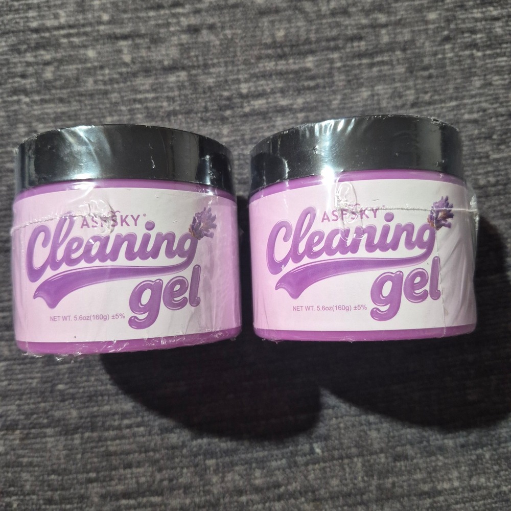 Car Keyboard Dust Remover 2 Pack Magic Cleaning Gel Lavender Scent Putty 5.6oz